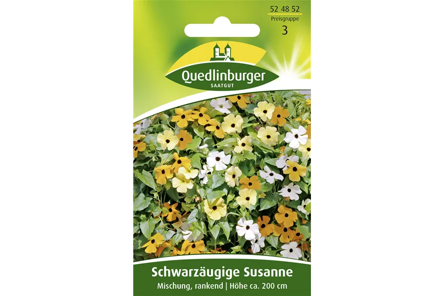 Schwarzäugige Susanne-Samen Portion