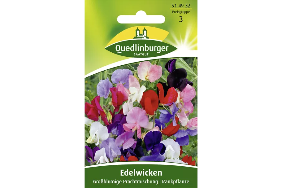 Gartenwickensamen 'Großblumige Prachtmischung' Portion