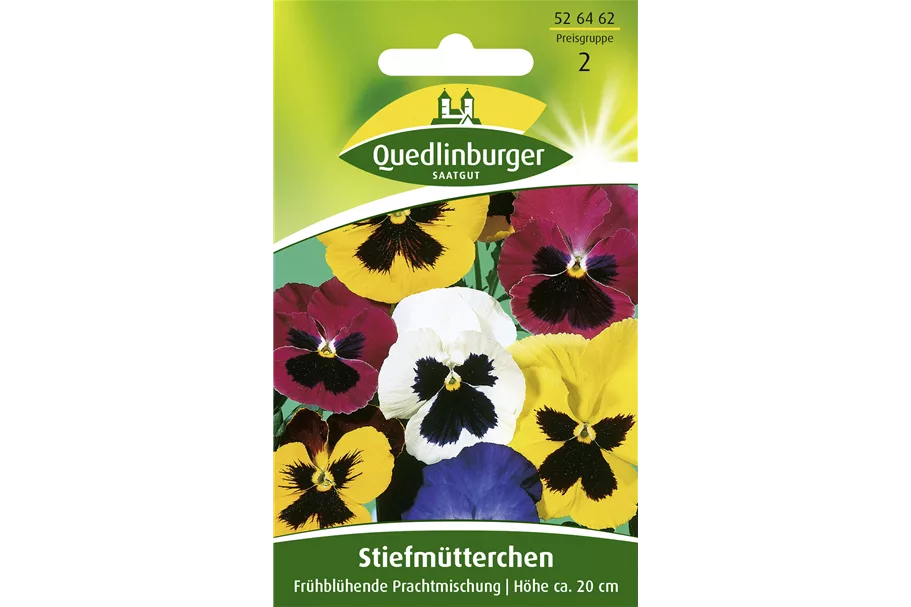 Stiefmütterchensamen 'Frühblühende Prachtmischung' Portion