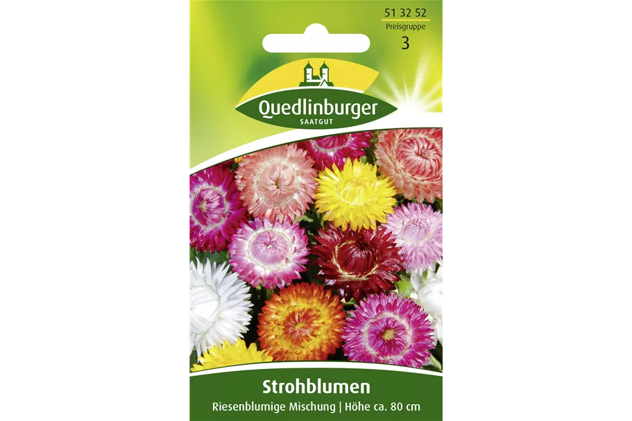 Strohblumensamen 'Riesenblumige Mischung' Portion