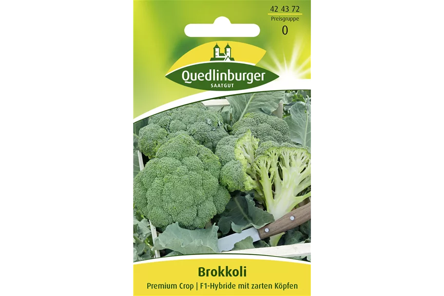 Broccolisamen 'Premium Crop F1' Packungsinhalt reicht für ca. 30 Pflanzen