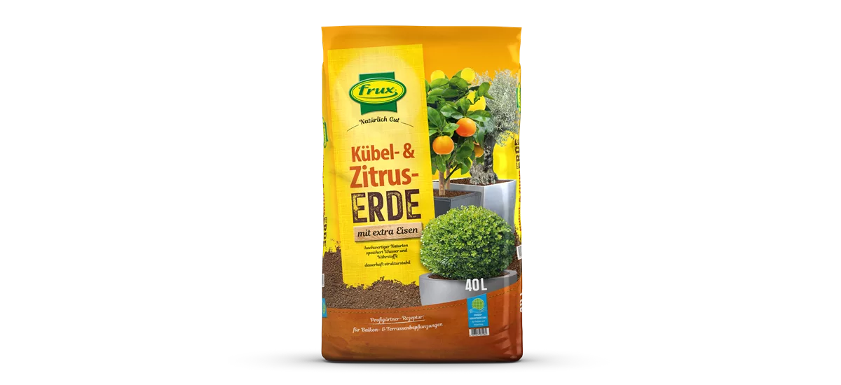 Kübel- & Zitruspflanzenerde -mit extra Eisen- 18 l