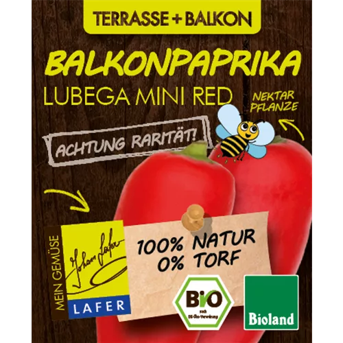 Bio Balkonpaprika rot