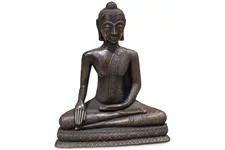 BUDDHA Skulptur 69x39/83 cm, bronze