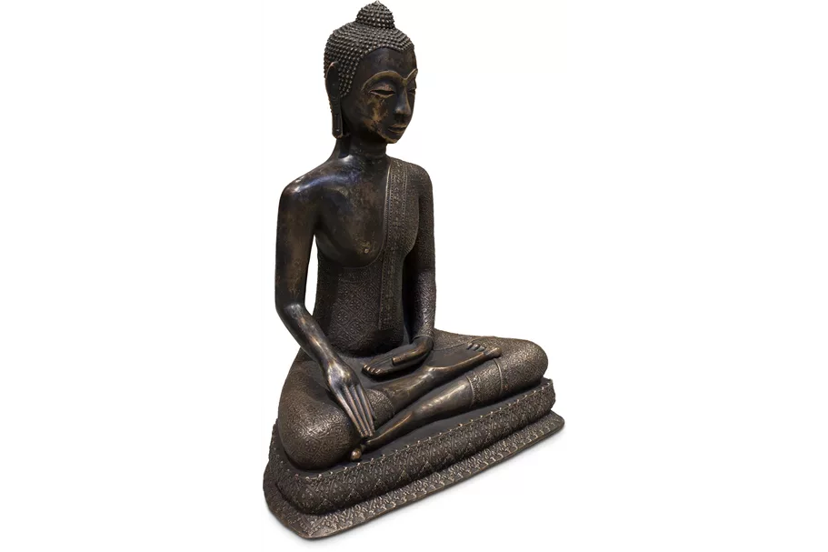 BUDDHA Skulptur 69x39/83 cm, bronze