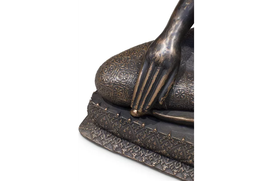 BUDDHA Skulptur 69x39/83 cm, bronze