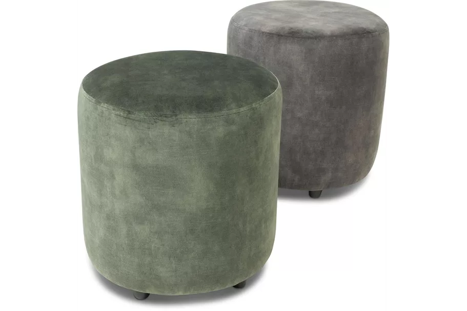 fleur ami CURVE Pouf 40 cm olive