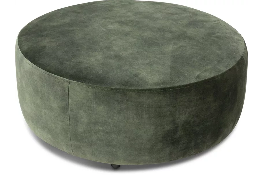 CURVE Pouf 80 cm olive