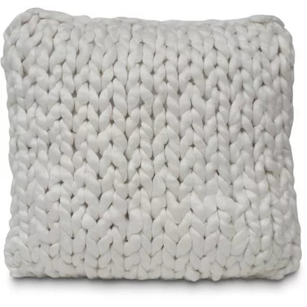 FINJA - Acrylic Knitted Cushion (with filler) 45x45cm