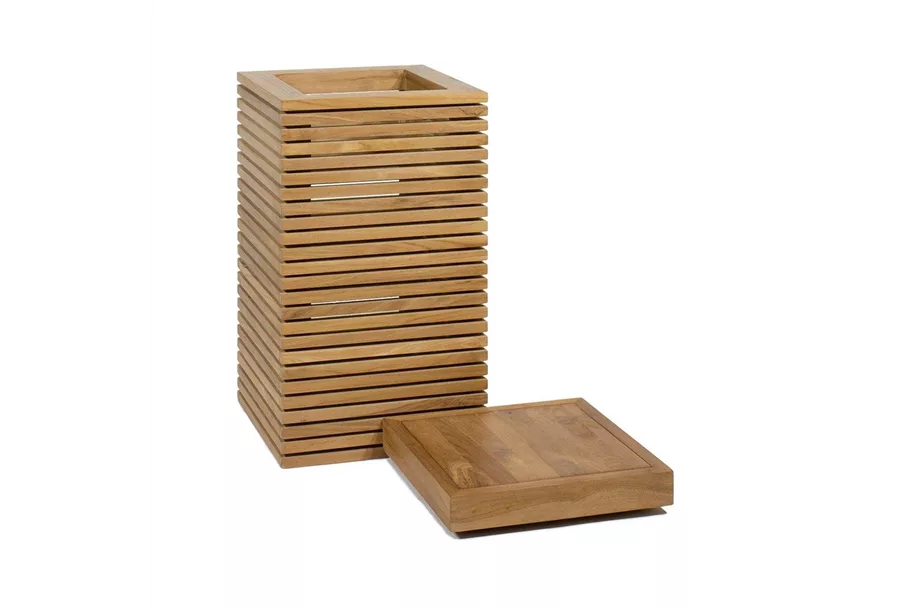 MODULO Pflanzsäule 40x40/75 cm, Teak natur