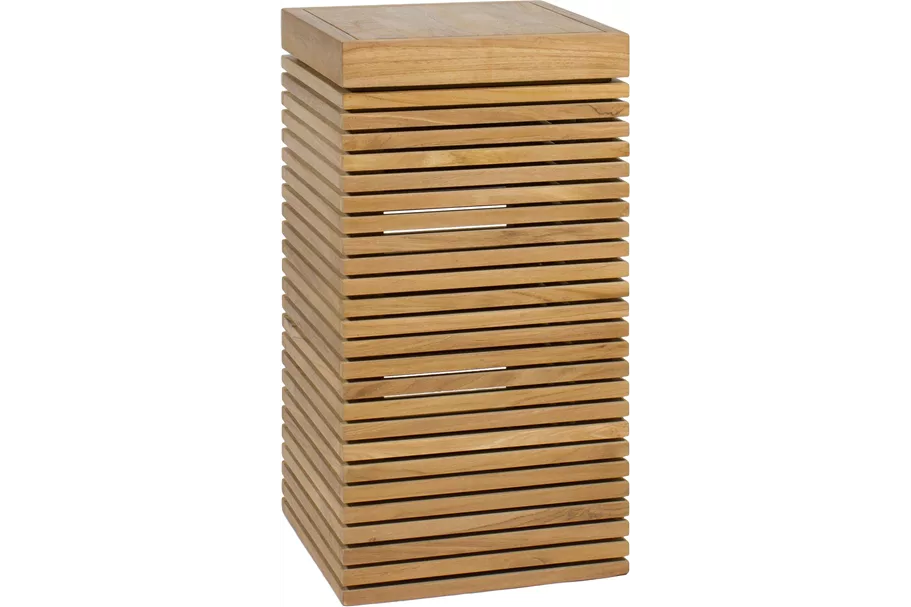 MODULO Pflanzsäule 40x40/75 cm, Teak natur