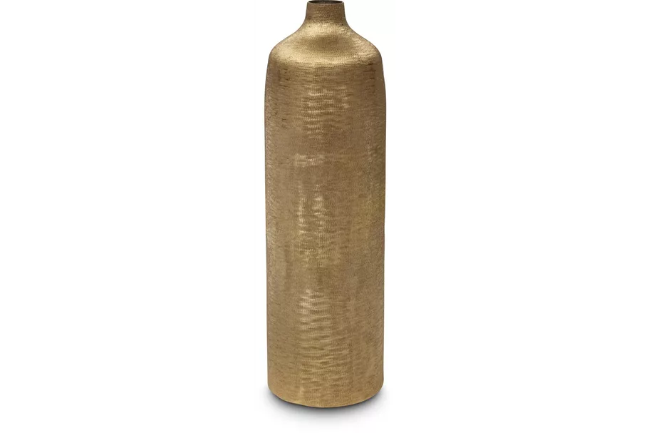 MIDAS Blumenvase 12,5x12,5/42 cm gold antik