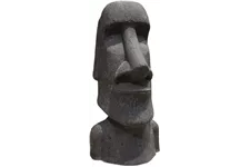 MOAI Skulptur 88x85/183 cm, Beton anthrazit