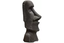 MOAI Skulptur 88x85/183 cm, Beton anthrazit