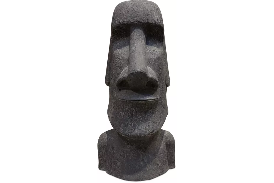 MOAI Skulptur 88x85/183 cm, Beton anthrazit