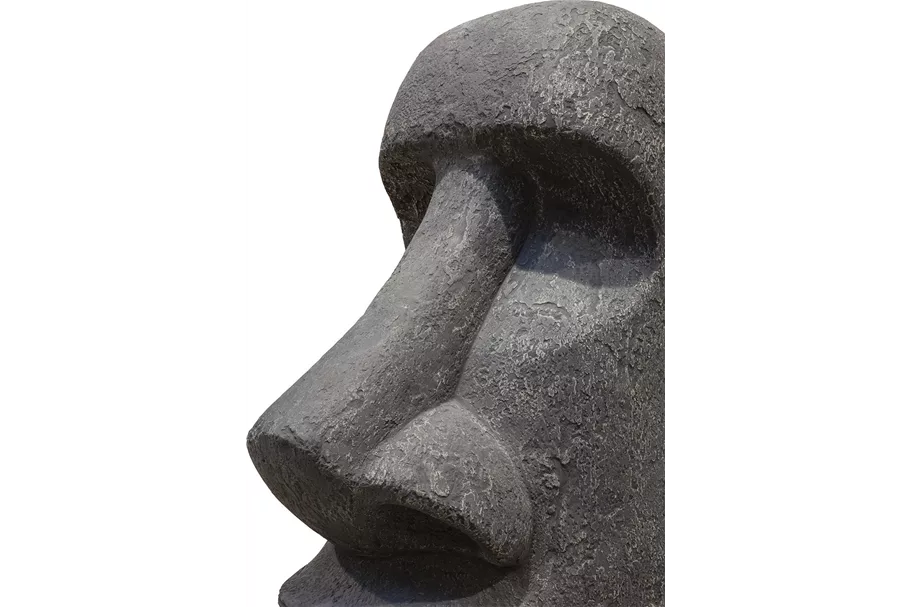 MOAI Skulptur 88x85/183 cm, Beton anthrazit