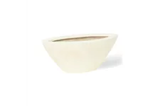 POLYSTONE BOAT Pflanzgefäß 45x19/19 cm, crème