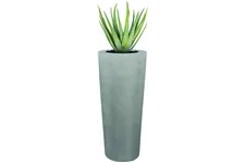 POLYSTONE CONICAL Pflanzgefäß 43/80 cm, grau