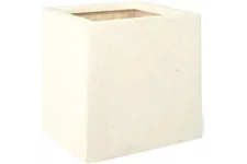 POLYSTONE SQUARE Pflanzgefäß 18x18/18 cm, crème