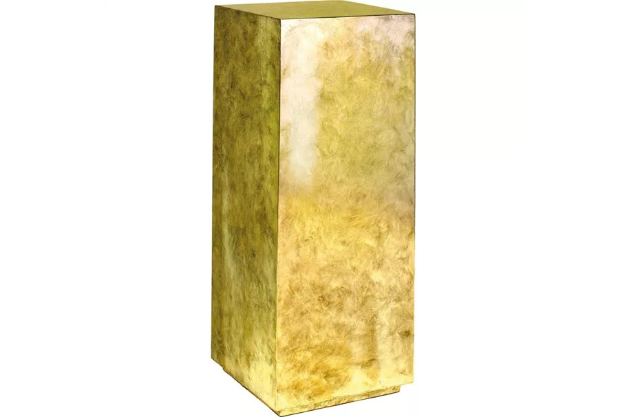 PANDORA Säule 30x30/80 cm, gold leaf