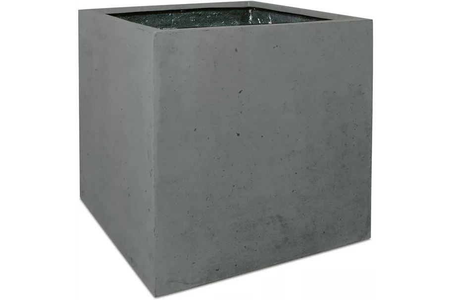 POLYSTONE SQUARE Pflanzgefäß 60x60/60 cm, grau