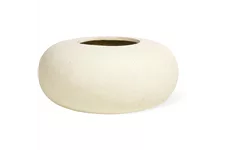 POLYSTONE DONUT Pflanzgefäß 40/17 cm, crème