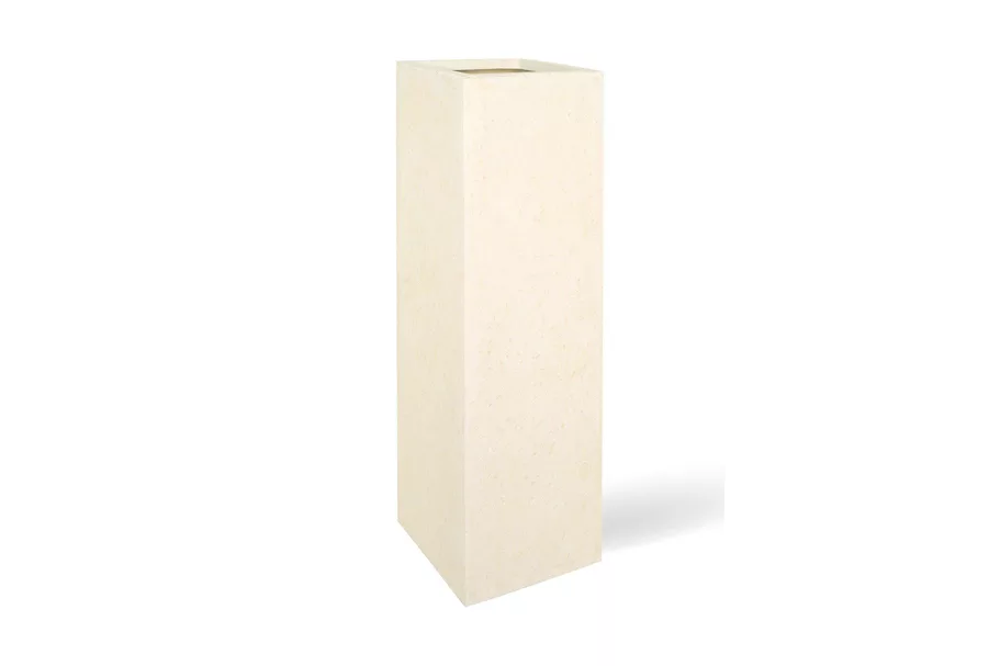 POLYSTONE STYLE Pflanzsäule 40x40/120 cm, crème