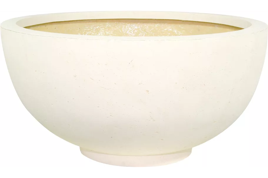 POLYSTONE EGO PLUS Pflanzschale 40/18 cm, crème