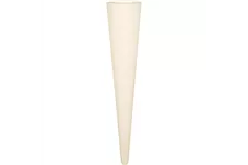 POLYSTONE WALL CONE Wanddekoration 20/100 cm, crème