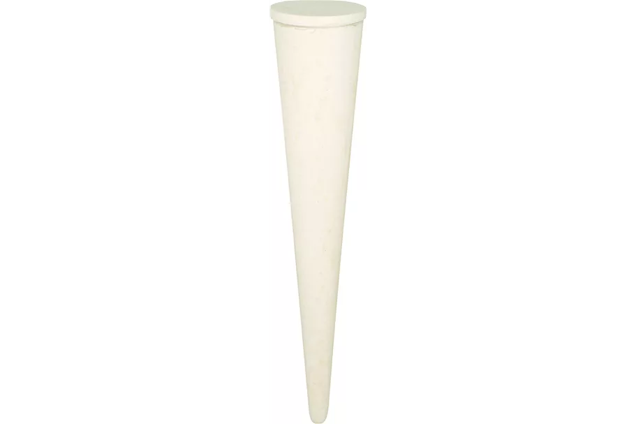 POLYSTONE WALL CONE Wanddekoration 20/100 cm, crème