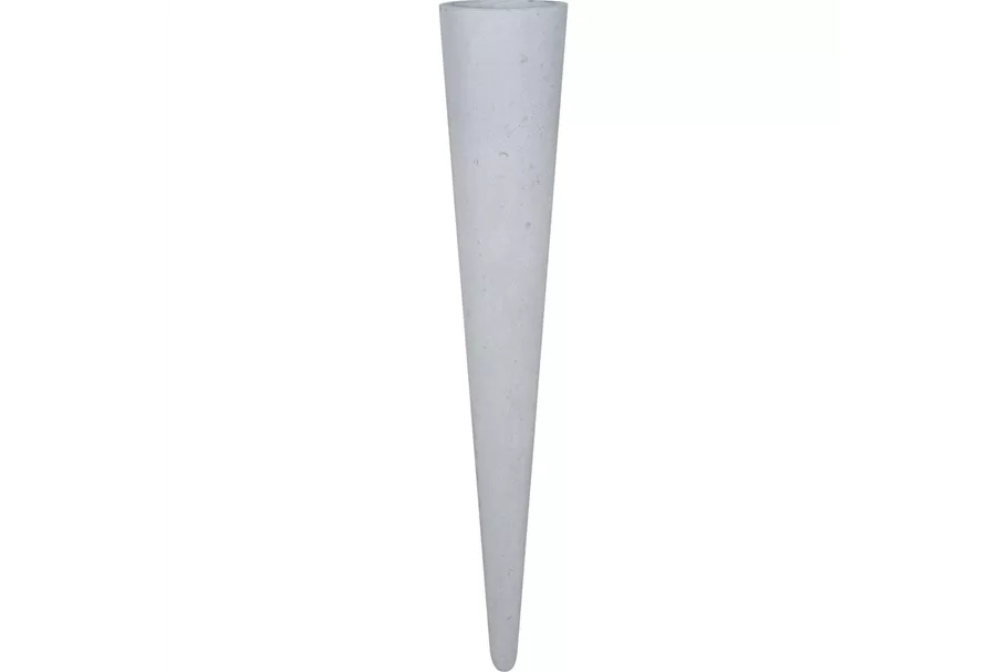 POLYSTONE WALL CONE Wanddekoration 20/120 cm, grau