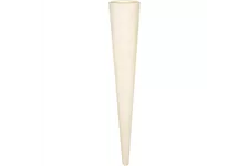 POLYSTONE WALL CONE Wanddekoration 20/120 cm, crème