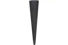 POLYSTONE WALL CONE Wanddekoration 20/100 cm, anthrazit