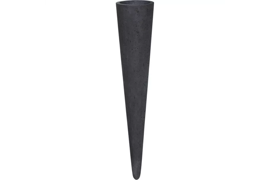 POLYSTONE WALL CONE Wanddekoration 20/100 cm, anthrazit