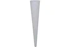 POLYSTONE WALL CONE Wanddekoration 20/100 cm, grau