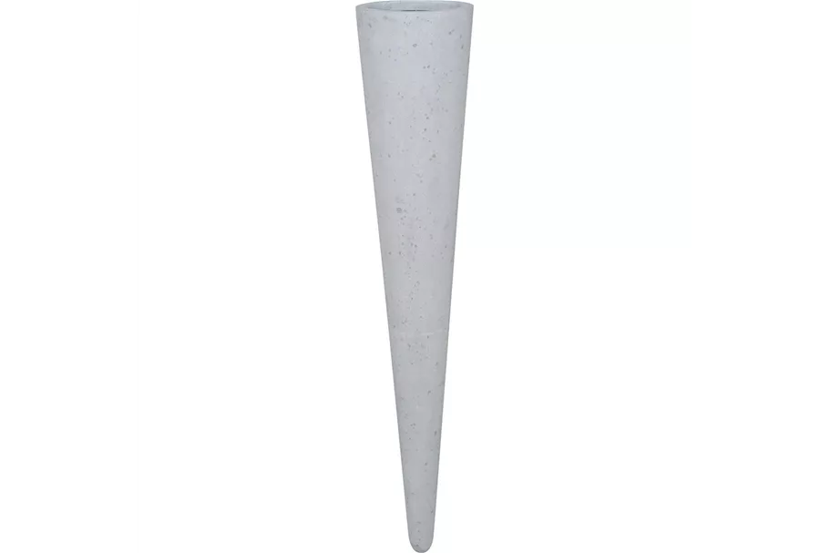 POLYSTONE WALL CONE Wanddekoration 20/100 cm, grau