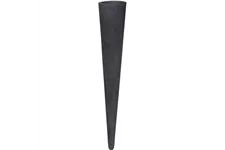 POLYSTONE WALL CONE Wanddekoration 20/120 cm, anthrazit