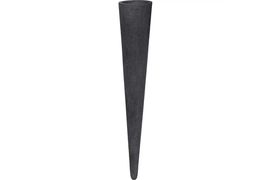 POLYSTONE WALL CONE Wanddekoration 20/120 cm, anthrazit