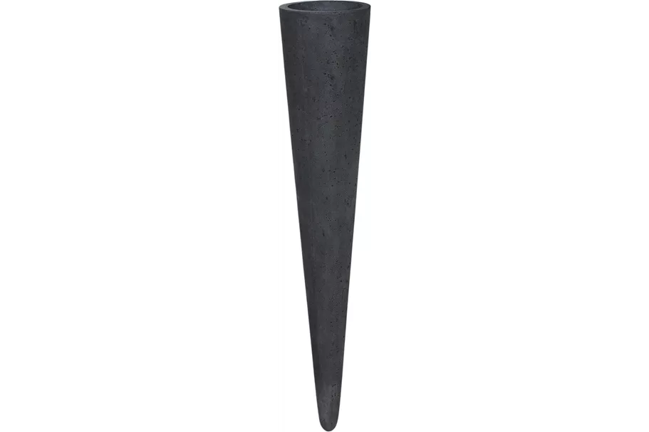 POLYSTONE WALL CONE Wanddekoration 20/120 cm, anthrazit