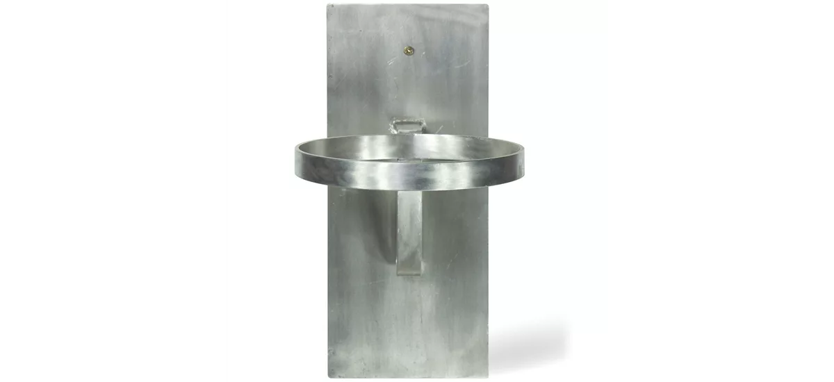 POLYSTONE WALL CONE Wandhalterung klein, aluminium