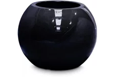 PREMIUM GLOBE Pflanzgefäß 40/32 cm, schwarz