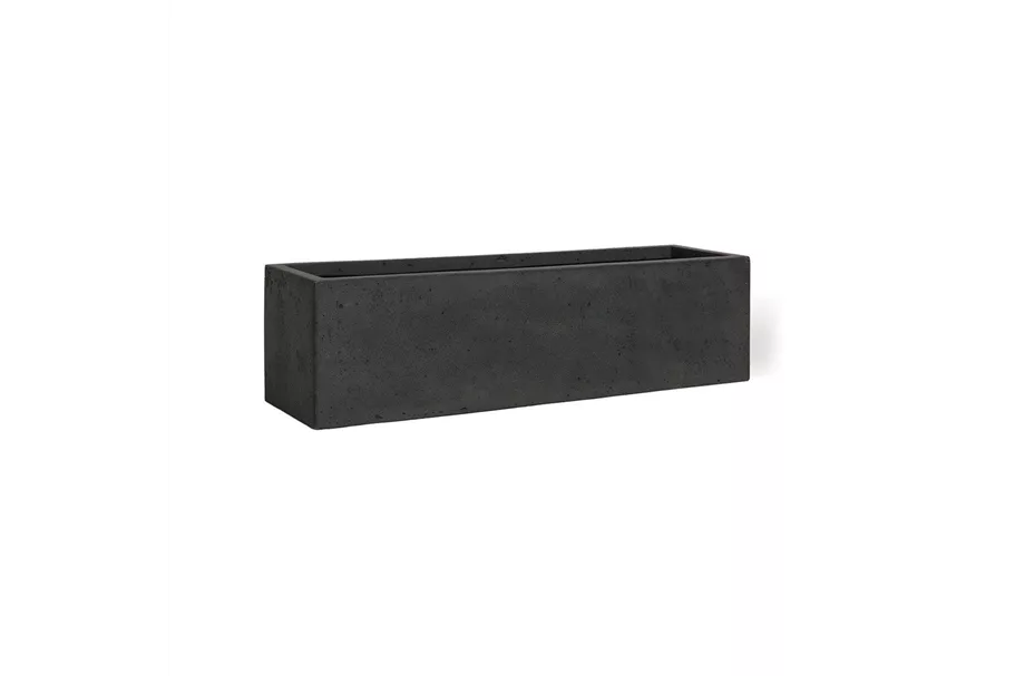 POLYSTONE FLOWERBOX Tischgefäß 65x18/18 cm, anthrazit