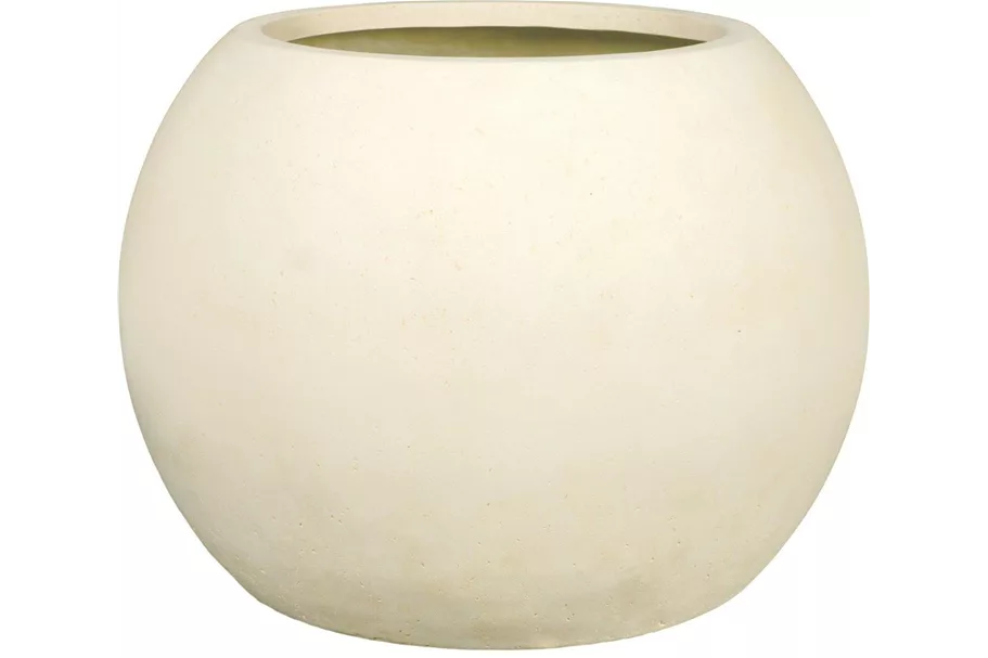 POLYSTONE GLOBE Pflanzgefäß 80/57 cm, creme