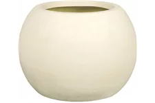 POLYSTONE GLOBE Pflanzgefäß 60/43 cm, creme