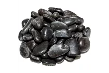 ROCKS Flusskiesel 2-4 cm, schwarz, 20 kg