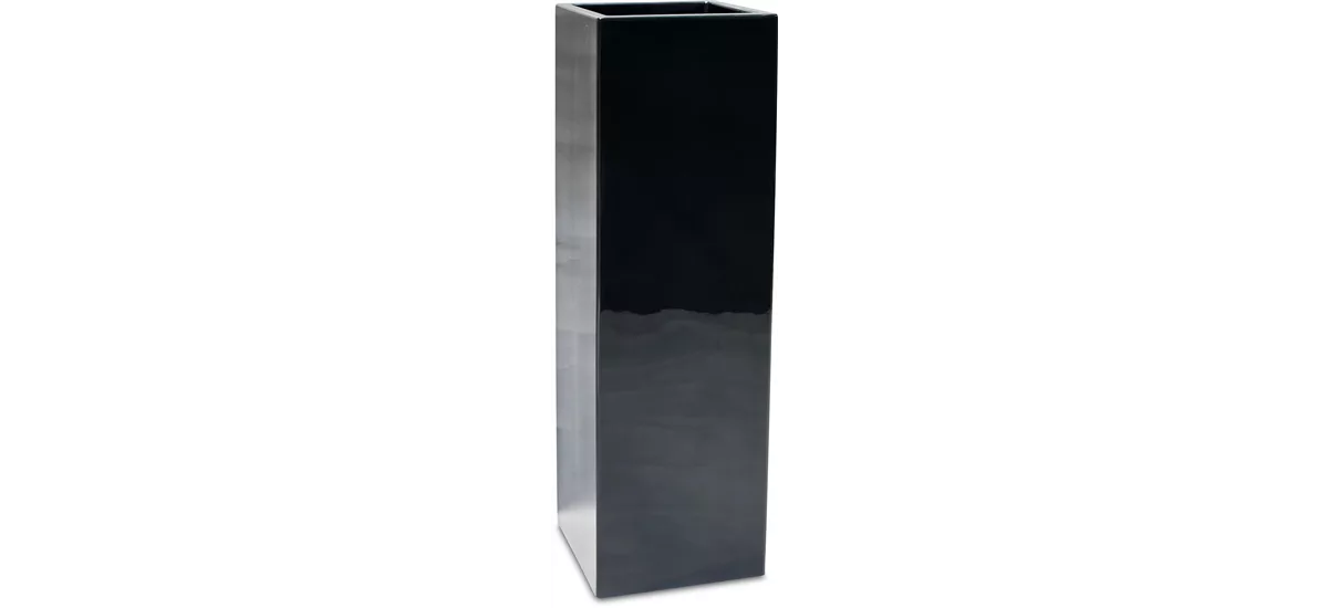 PREMIUM TOWER Pflanzsäule 40x40/120 cm, schwarz