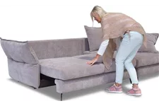 SOMA Sofa m. Schlaffunktion, 276(292)x165/101cm, Boston Trufla