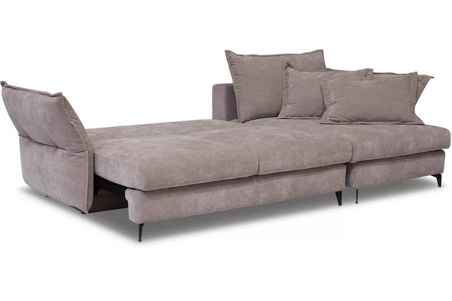 SOMA Sofa m. Schlaffunktion, 276(292)x165/101cm, Boston Trufla