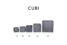 Topf CUBI - Naturschiefer anthracite 11 cm