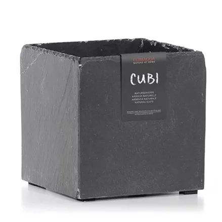 Topf CUBI - Naturschiefer anthracite